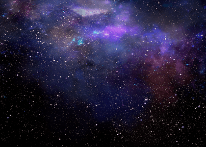 星球紫色背景图片_浪漫紫色星空背景