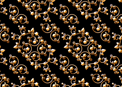 金色纹理欧式印花无缝隙背景