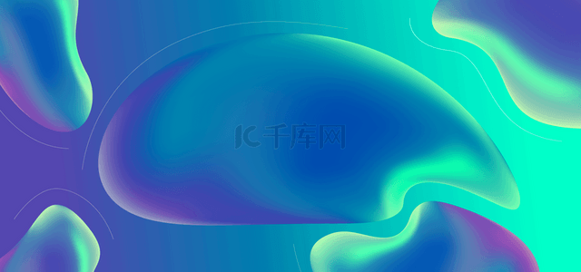 绿色流体背景背景图片_绿色流体背景背景素材图片_千库网