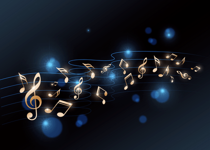 科技感音乐光效背景