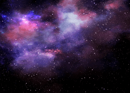 紫色的云彩宇宙背景