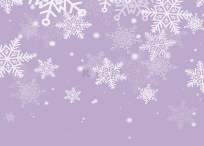 紫色干净雪花背景