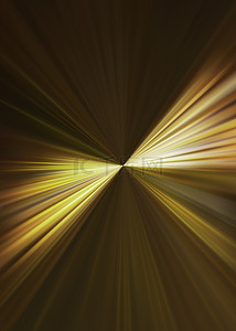 放射抽象金色光效线条背景