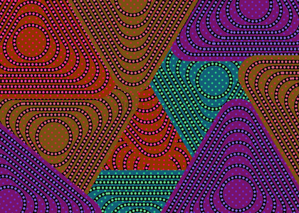 彩色圆点几何背景抽象背景现代
