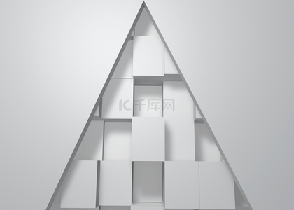 3d立体背景墙背景图片_立体方形几何3d白色背景