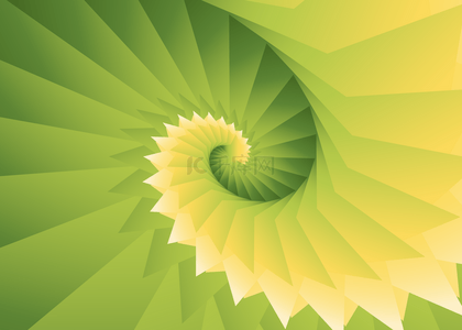 绿色黄色旋流背景