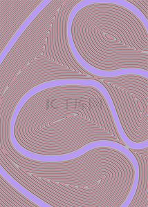 紫红抽象复古曲线纹理背景