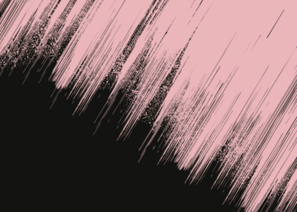 黑底粉色涂鸦线条抽象渐变图案