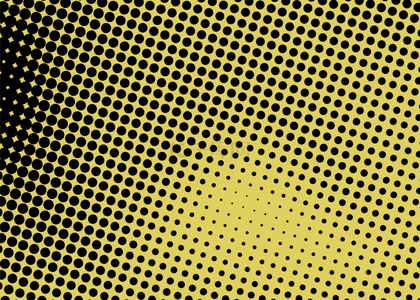 抽象半色调黄底网状波点