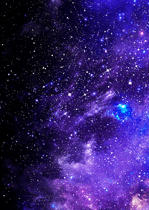 背景紫色星空背景图片_紫色太空星空背景