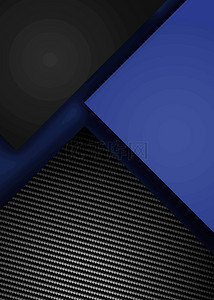 蓝色抽象斜纹方块
