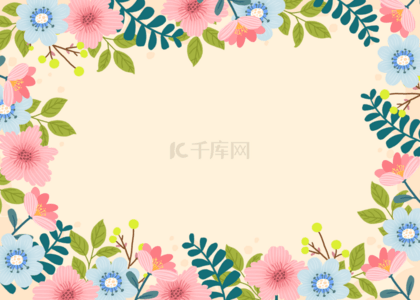 春天桌面背景背景图片_春季盛开的鲜花花卉