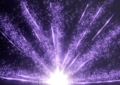 光效粒子科技背景图片_灯发光紫色效果背景