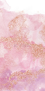 粉色涂鸦玫瑰金纹路手机壁纸