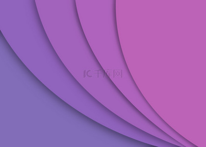 紫色系剪纸效果渐变抽象背景