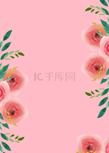 粉色碎花背景图片_粉色花卉植物背景