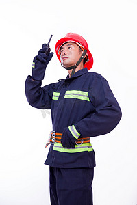 救援消防员火灾灾难安全摄影图配图
