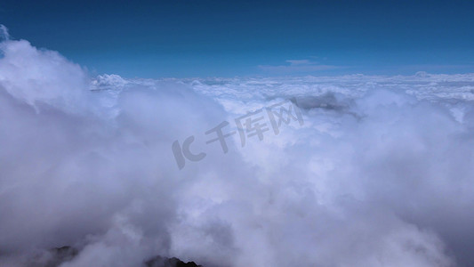 航拍高空云海云层