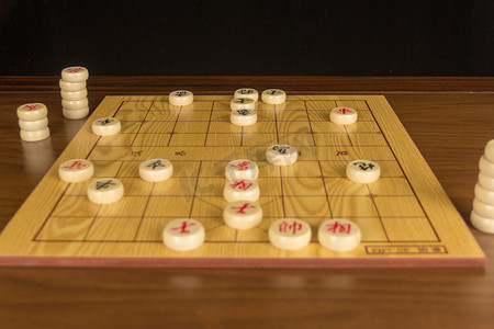 国学全天象棋室内办公室下棋摄影图配图