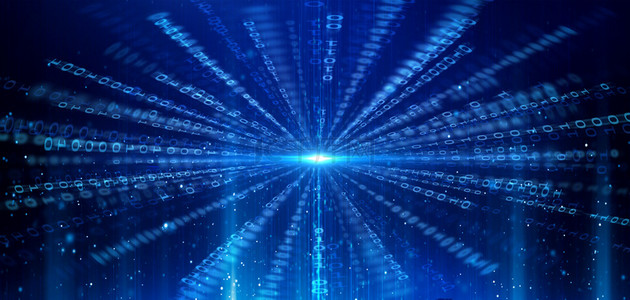 数字信息科技背景图片_数字科技科技化蓝色大气背景