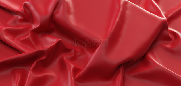 3dc50007cceb883c9cc899b0edb6f56d背景图片_丝滑质感布料红色3DC4D背景