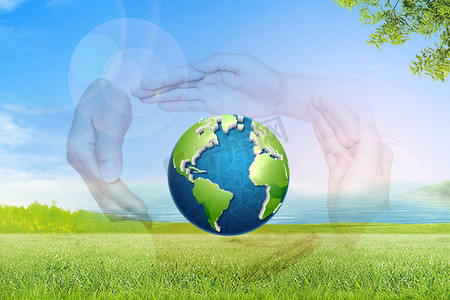 环保低碳节能减排绿色植树节爱护地球