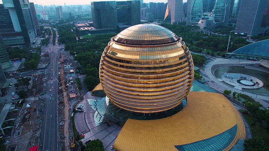 杭州洲际酒店个性建筑