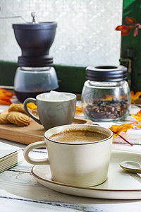 咖啡早晨咖啡室内静物摄影图配图