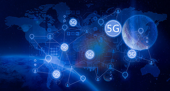 科技地球5G互联白天科技5G地球科技科技摄影图配图