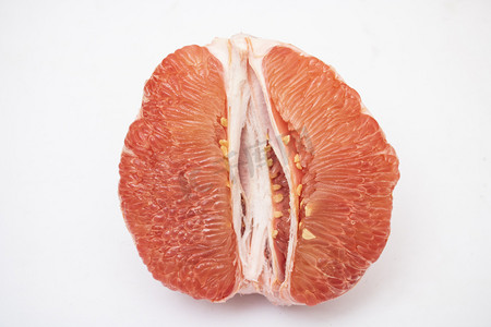 健康水果白天柚子红柚室内美食摆拍摄影图配图