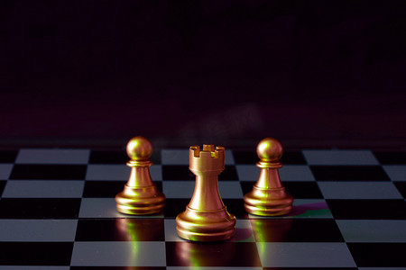 象棋白天国际象棋室内休闲摄影图配图