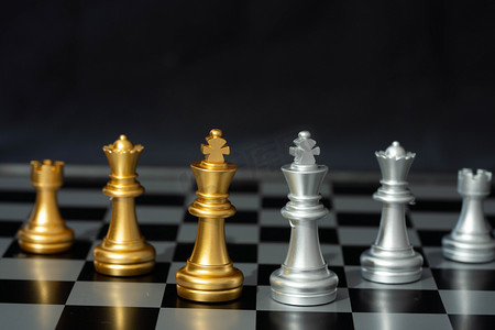 国际象棋白天棋子室内娱乐摄影图配图