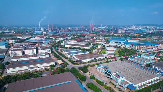 厂房摄影照片_广西柳州工业城市白露工业园