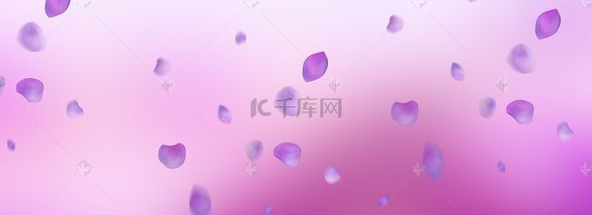 紫色花瓣浪漫背景图片_紫色花瓣城堡梦幻浪漫婚礼海报背景素材
