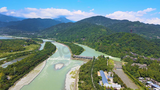 遗产摄影照片_四川都江堰水利5A景区