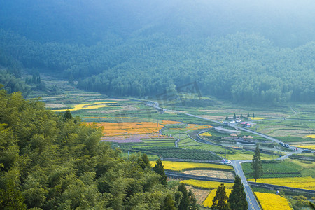 温州泽雅景区田野下午田野山里无摄影图配图