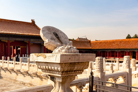 故宫风摄影照片_北京故宫建筑中国风设计感摄影图配图