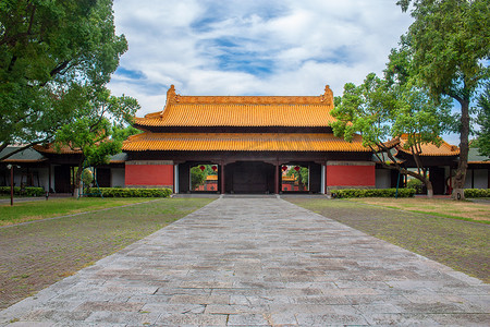 南京朝天宫大成门摄影图配图