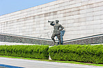 侵华日军南京大屠杀遇难同胞纪念馆胜利之墙摄影图配图国家公祭日