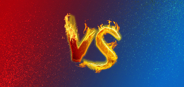 渐变vs红蓝大气背景