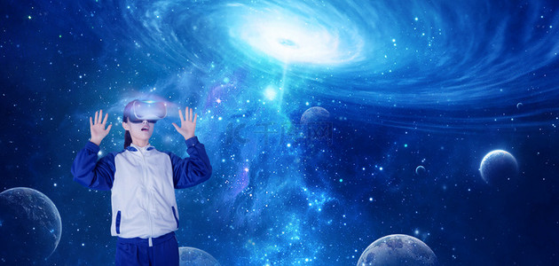 vr星球背景图片-vr星球背景素材图片-千库网