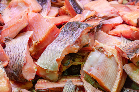 春节年货腌咸鱼摄影图配图