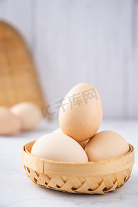 鸡蛋鲜蛋食材食品营养摄影图配图