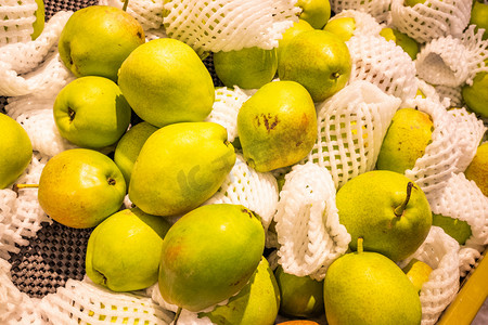 食材水果营养梨食品摄影图配图