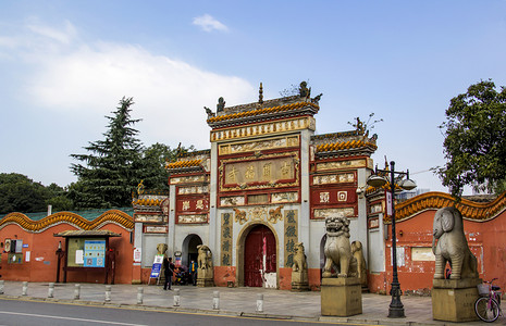长沙晌午寺庙古建筑4A摄影图配图