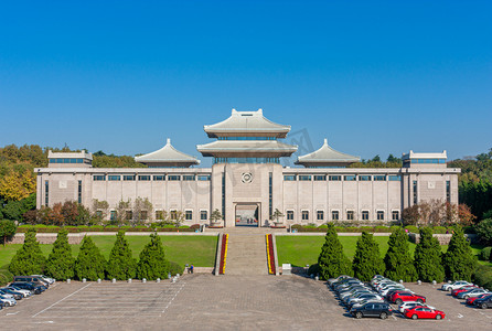 南京雨花台烈士纪念馆全景摄影图配图