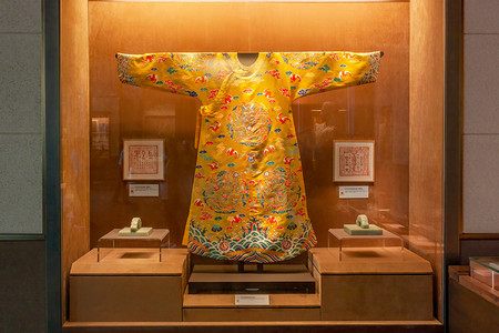南京瞻园太平天国历史展览馆龙袍摄影图配图