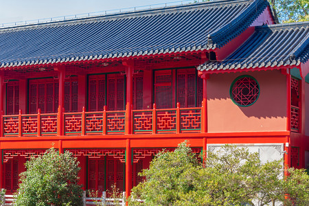 南京毗卢寺佛堂一景摄影图配图