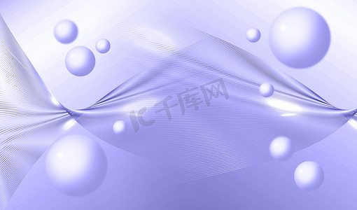 几何渐变立体摄影照片_蓝紫色背景背景几何合成几何摄影图配图
