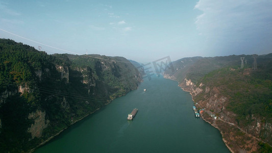 祖国巨变摄影照片_宜昌三峡西陵峡祖国山河风光